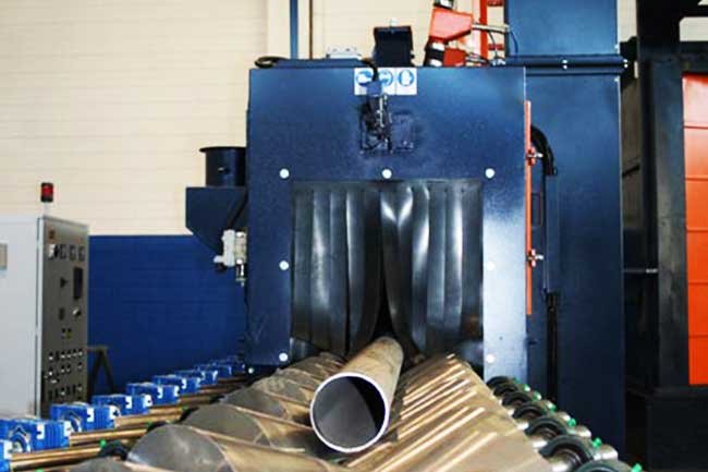 pipe shot blasting machine