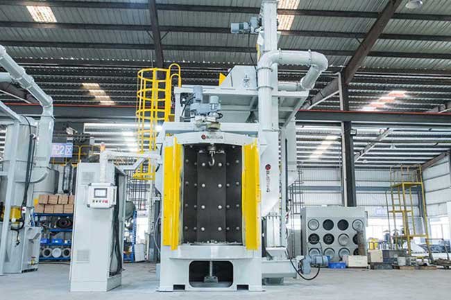 hanger shot blasting machine