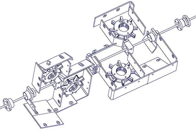 wire rod blasting machine pattern