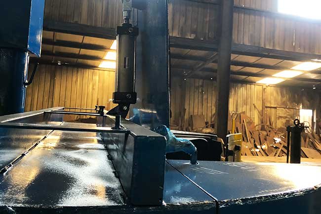 table blasting machine