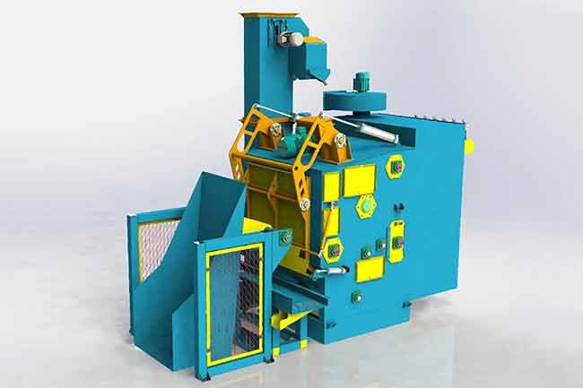 tumble shot blasting machine