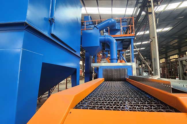 wire mesh belt shot blasting machine manufacturer