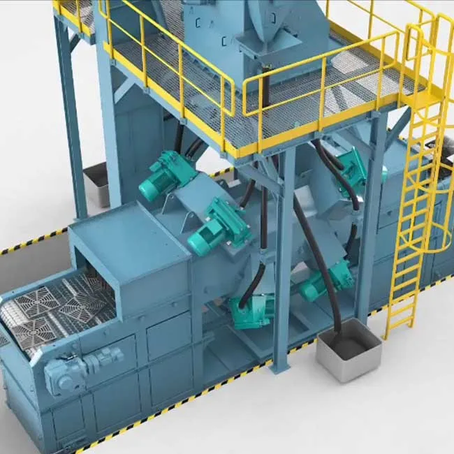 wire mesh belt shot blast machine 11