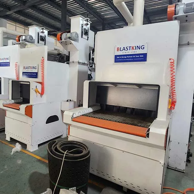 belt conveyor sand blasting machine