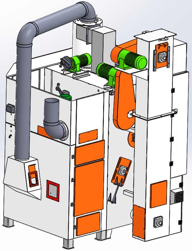 tumble sand blasting machine 8
